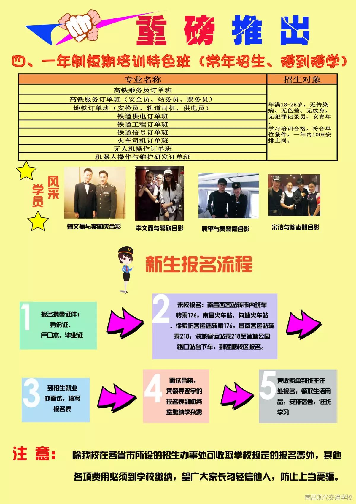 南昌現代交通學校招生簡章