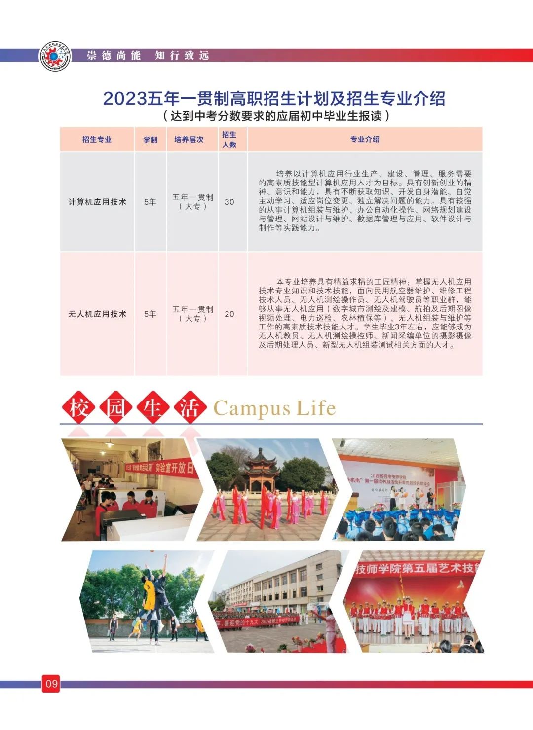 江西省機電技師學院招生專業