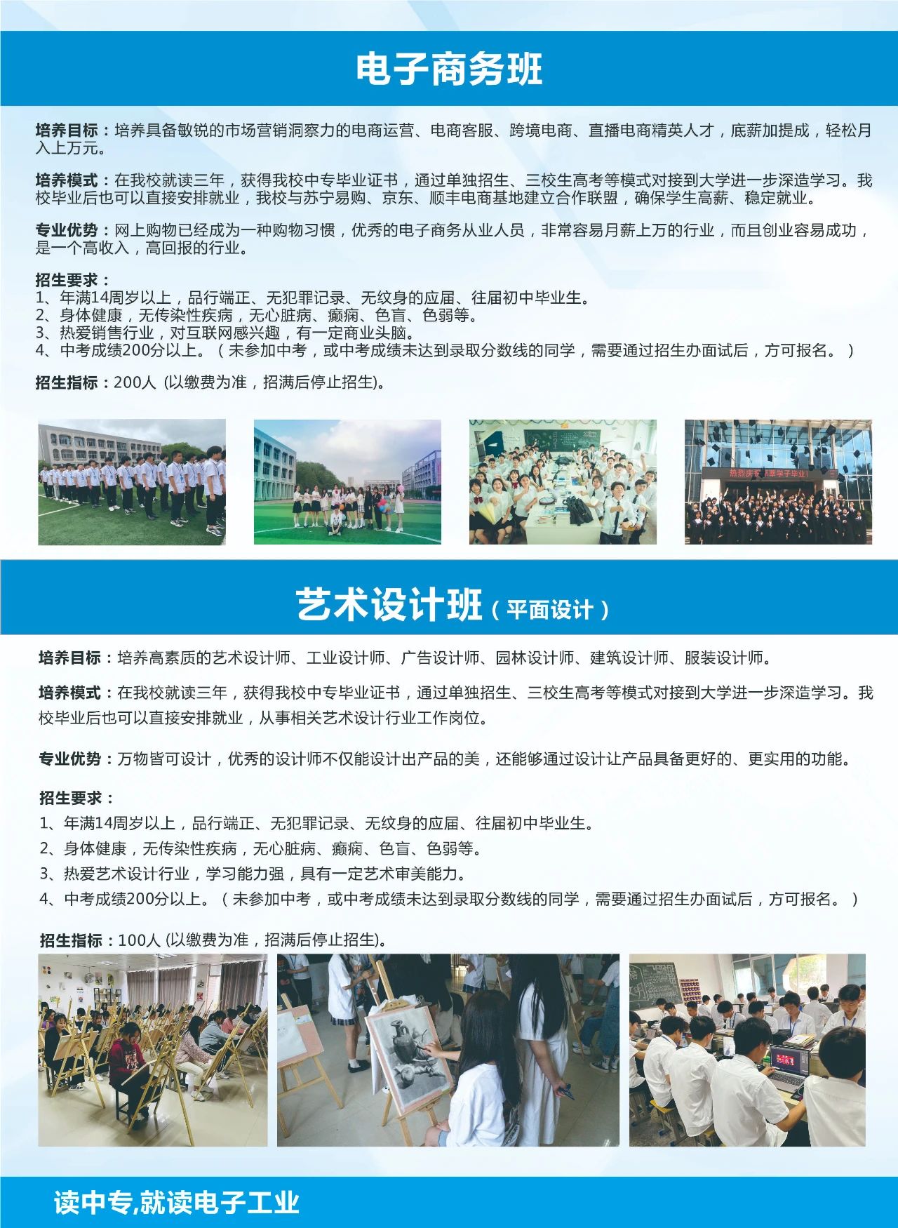 贛州電子工業技術學校專業