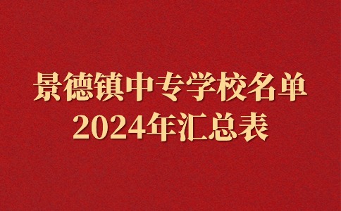 2024年江西景德鎮中專學校名單一覽表