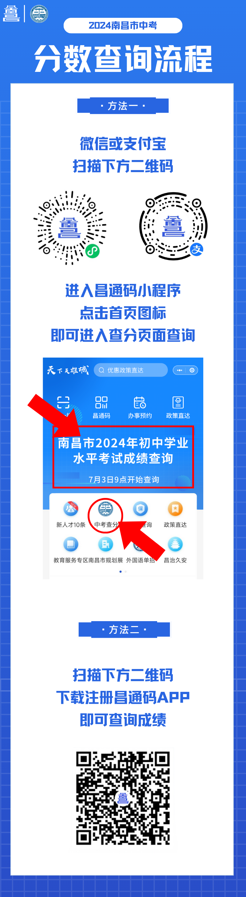 南昌市2024年初中學(xué)業(yè)水平考試成績發(fā)布!